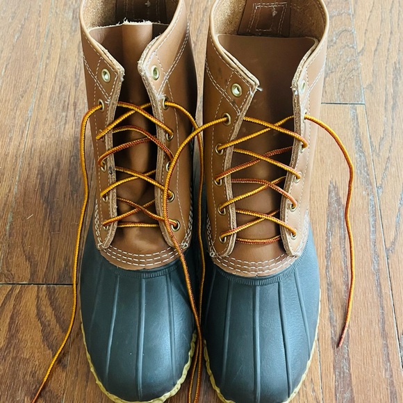 L.L. Bean Other - L.L. Bean Men's Tan and Black Duck Boots